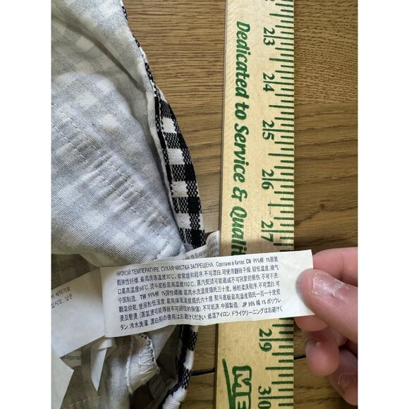 Forever 21 Jumper Overall Dress Skirt Women’s Small Checkered Black and White‎ - Picture 10 of 15